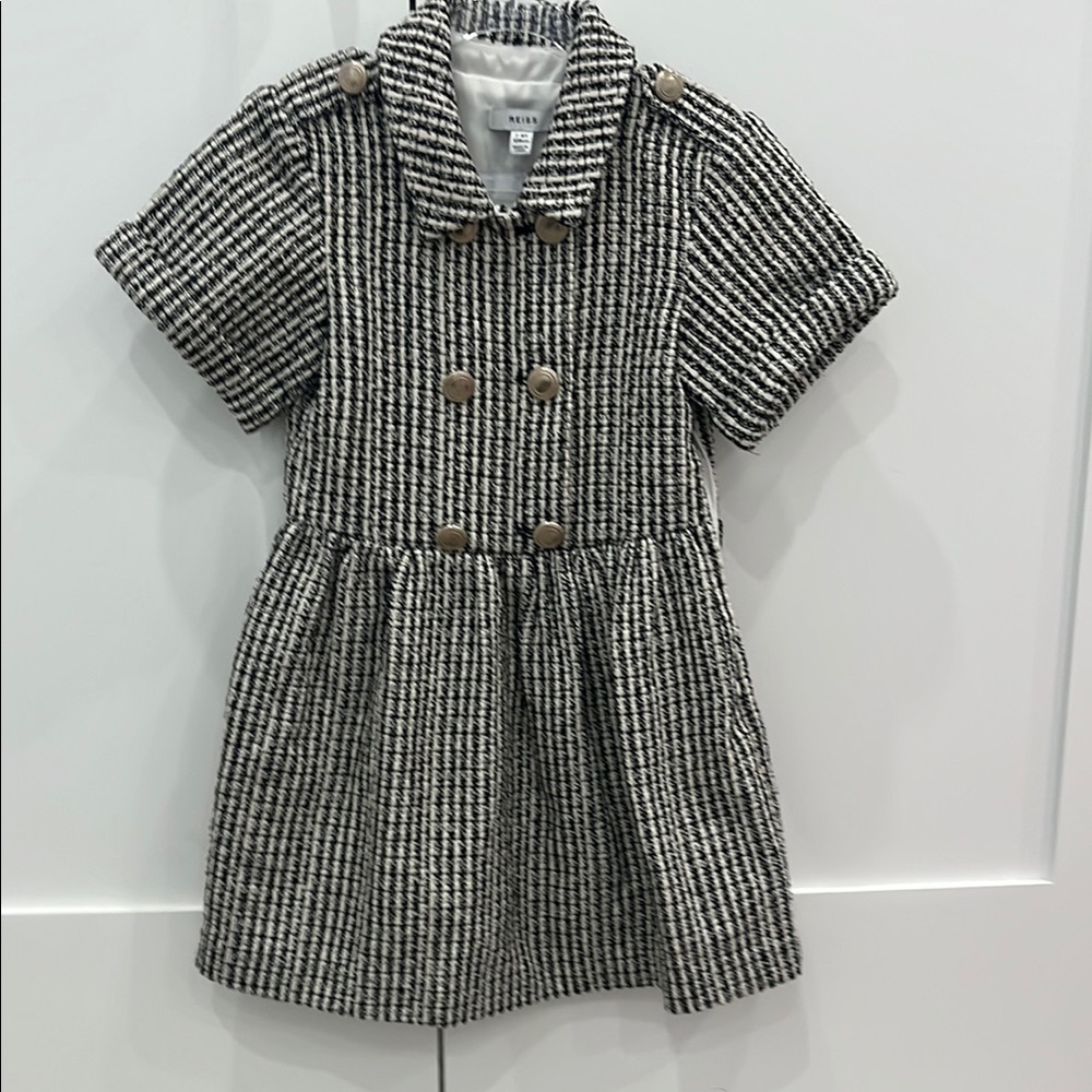 Stylish Kids Houndstooth Dress